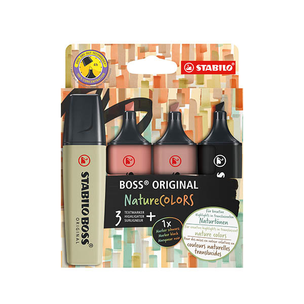 Stabilo BOSS NatureColors subrayadores surtidos (4 colores)