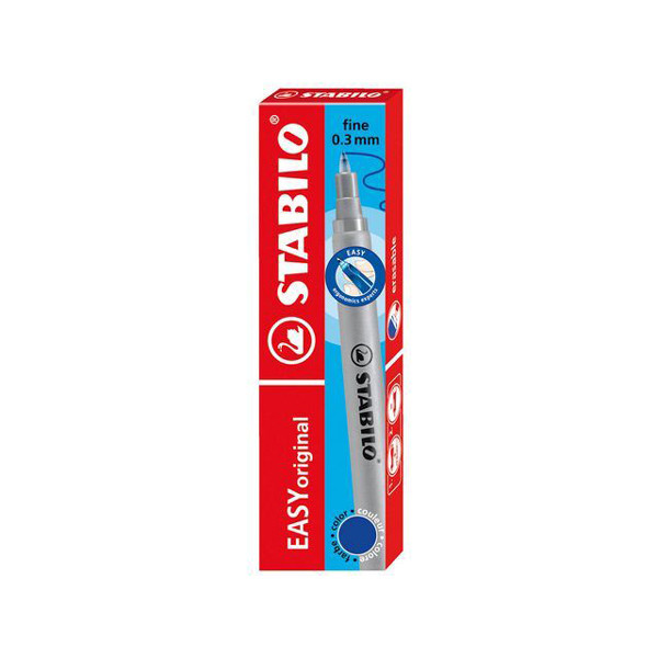 Stabilo Easy Original Recambio para rollerball de punta fina azul 3 unidades 200103 - 1