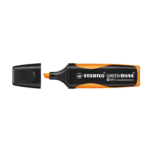 Stabilo GREEN BOSS subrayador fluorescente naranja