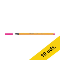 Pack 10x Stabilo Point 88 Rotulador de punta fina rosa