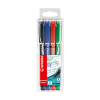 Stabilo SENSOR Rotuladores de punta fina surtidos (rojo, azul, verde, negro) 206126 - 1