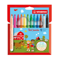 Stabilo Trio Jumbo Rotuladores (12 unidades) 206132