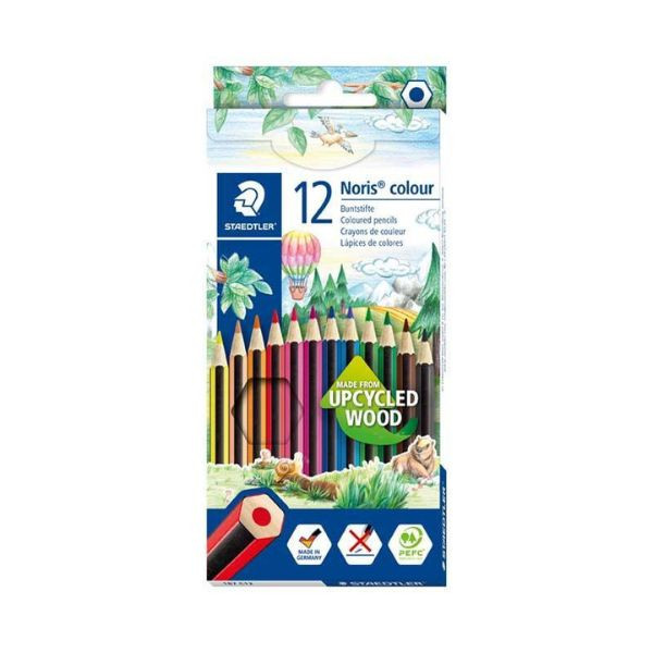 Staedtler 185 C12 lápices de colores sostenibles 12 colores 427374 - 1