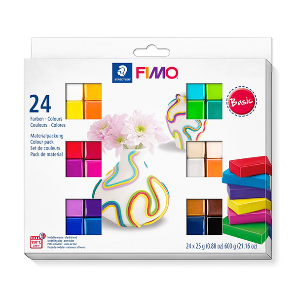 Fimo base blanda 25g (24 unidades)