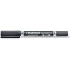 Staedtler Lumocolor Duo 348-9 Rotulador permanente negro 427393 - 1