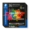 Staedtler Pigment Arts Rotuladores de pincel (36 unidades) 209668 - 1
