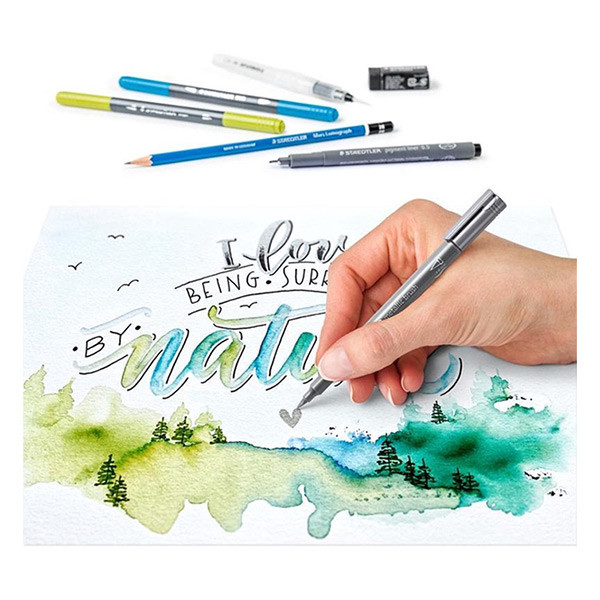 Staedtler Set mixto de acuarela y rotulación a mano 613001-2 209644 - 3