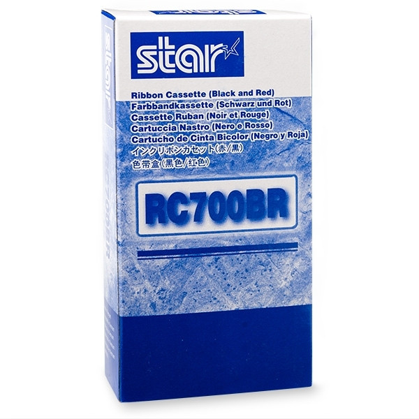 Star RC-700BR cinta entintada negra/roja (original)