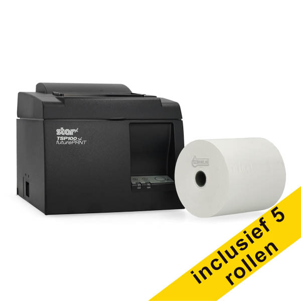 Star TSP143IIU+  impresora de recibos con rollo de papel térmico blanco 123tinta (5 uds) 081048 - 1