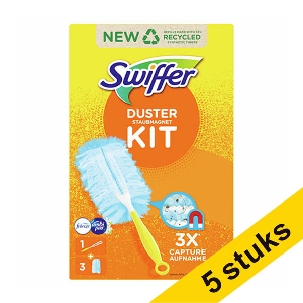 Pack Ahorro: 5x Kit Swiffer Duster + 3 toallitas Ambi Pur SSW00521 - 1