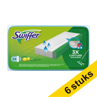 Pack Ahorro: 6x Swiffer Sweeper recambio de toallitas húmedas para suelos (24 unidades)