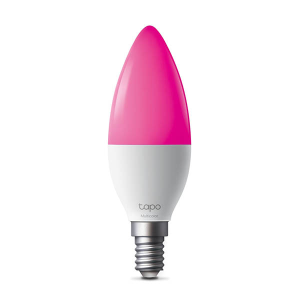 TP-Link Tapo L430C E14 bombilla inteligente tipo vela B38 blanca y RGB ajustable (1 unidad) 828920 - 1
