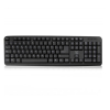 Teclado silencioso USB negro