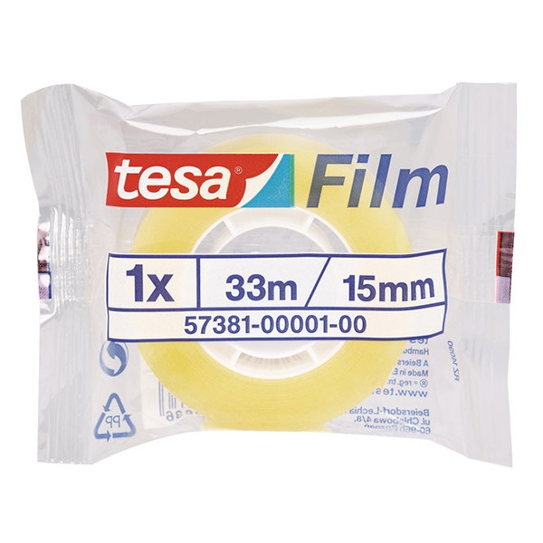 Tesa Cinta Adhesiva Transparente | 15mm x 33M 57381-00001-00 57381-00001-01 202290 - 1