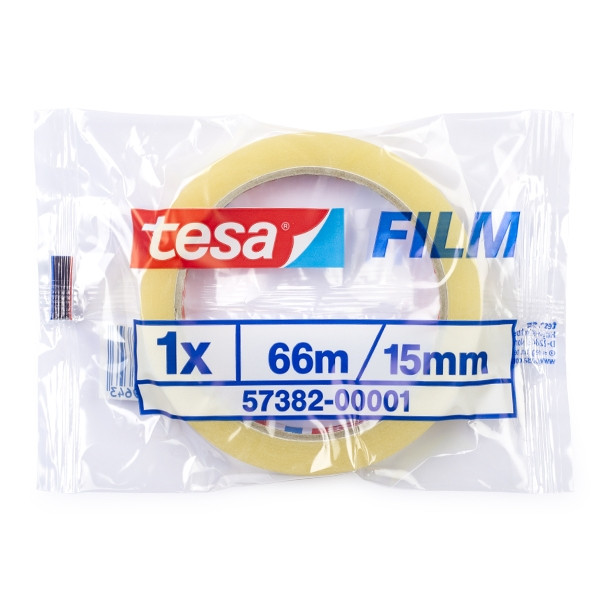 Tesa Cinta Adhesiva Transparente | 15mm x 66M 202291 - 1
