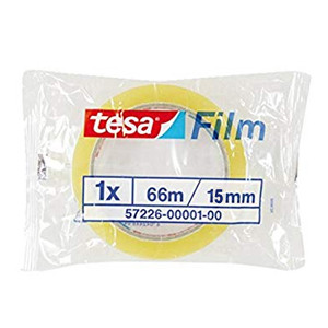 Tesa Cinta Adhesiva Transparente (15mm x 66M) TES49508 202394 - 1