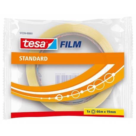 Tesa Cinta Adhesiva Transparente (19mm x 66M) TES39144 202393 - 1