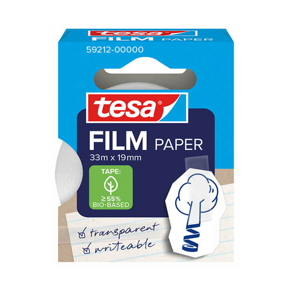 Tesa Cinta adhesiva de papel 19 mm x 33 m 202412 - 1