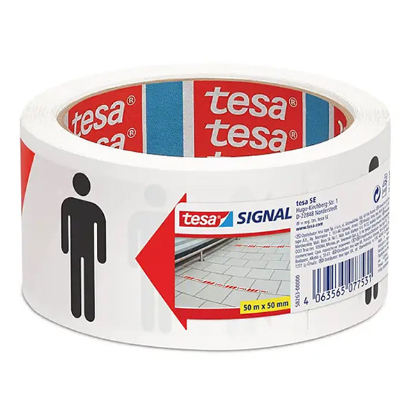 Tesa Cinta autoadhesiva para marcar suelos mín. 1,5 m' 50 mm x 50 m 202388 - 2