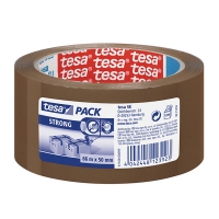 Tesa Pack Strong Cinta de embalaje marrón (50 mm x 66 m) - 1 rollo 57168-00000-05 202331