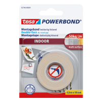 Tesa Powerbond cinta adhesiva de doble cara para interiores de 19 mm x 1,5 m 55740 202382