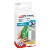 Tesa cinta adhesiva de velcro blanca autoadhesiva de 20 mm x 100 cm 55224-03 202346