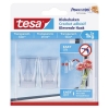 Tesa gancho autoadhesivo transparente 1 kg (2 unidades) 202327 - 1