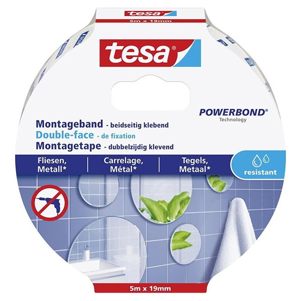 Tesa powerbond cinta de montaje impermeable 19 mm x 5 m 77745-00000-00 202321 - 1