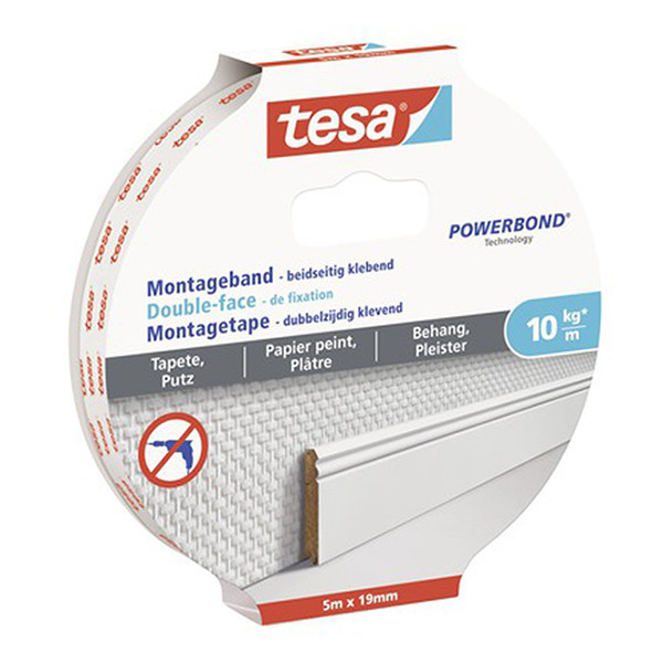 Tesa powerbond cinta de montaje para superficies sensibles 19 mm x 5 m 77743-00000-00 202319 - 2