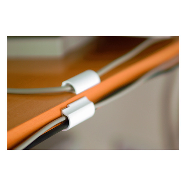 Tesa sujetacables powerstrips autoadhesivos blancos (5 unidades) 202352 - 4