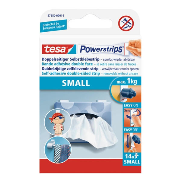 Tesa tiras adhesivas powerstrips pequeñas (14 unidades) 57550 57550-00014-01 57550-00014-21 202265 - 1