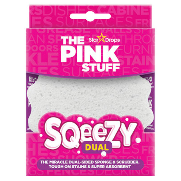The Pink Stuff Sqeezy | Esponja blanca