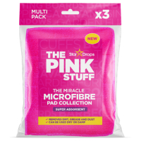 The Pink Stuff paños limpiadores absorbentes de microfibra rosa (3 unidades)  SPI00063