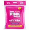The Pink Stuff paños limpiadores absorbentes de microfibra rosa (3 unidades)