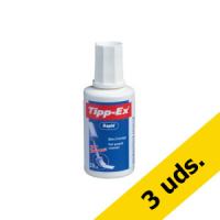 Tipp-Ex Pack x3: Tipp-Ex Corrector Frasco con pincel (20ml)  236708