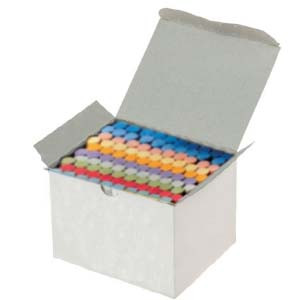 Tizas de colores antipolvo - 100 unidades TIZC-100 425143 - 1