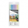 Tombow Rotuladores de pincel de colores pastel (6 unidades) 241513 - 1