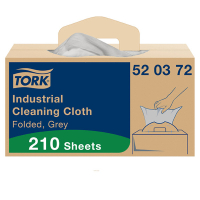 Tork 520372 Paños de limpieza de 1 capa | 210 paños | Gris | Tork W7 Handy Box STO00352