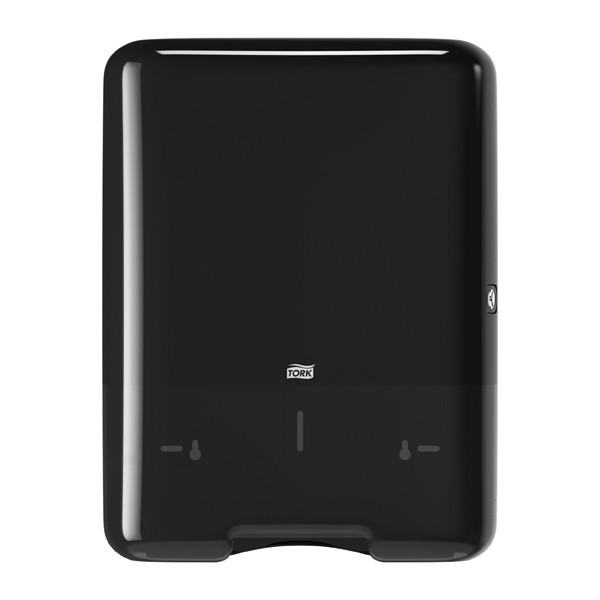 Tork H3 553008 Dispensador para toallas con pliegue en Z/pliegue en C | Negro STO00218 - 1