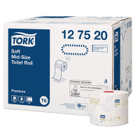 Tork Midi 127520 Papel higiénico 2 capas | Pack 27 rollos | Tork T6 STO00045