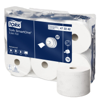 Tork SmartOne® 472242 papel higiénico 2 capas | Pack 6 rollos | Tork T8 STO00031