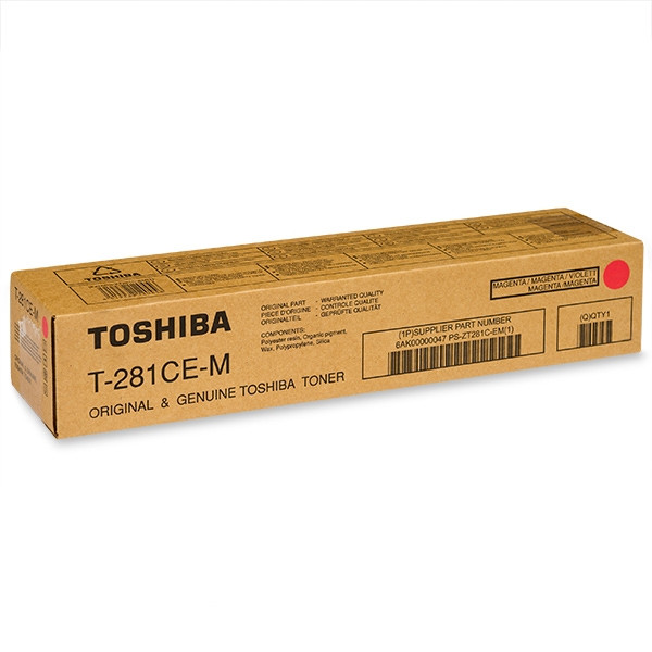 Toshiba T-281C-EM toner magenta (original) 6AK00000047 078600 - 1