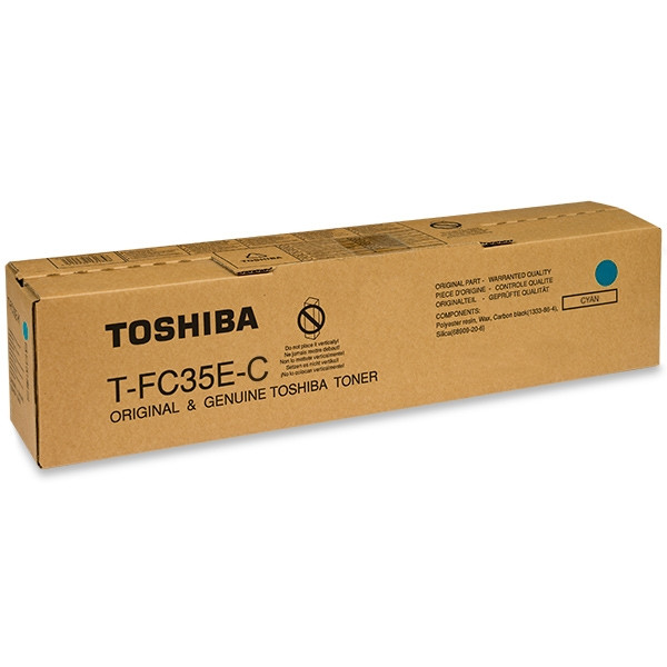 Toshiba T-FC35-C toner cian (original) 6AJ00000050 T-FC35-C 078554 - 1