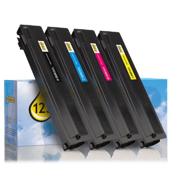 Toshiba T-FC505E toners (marca 123tinta) | Pack negro + 3 colores 160605 - 1