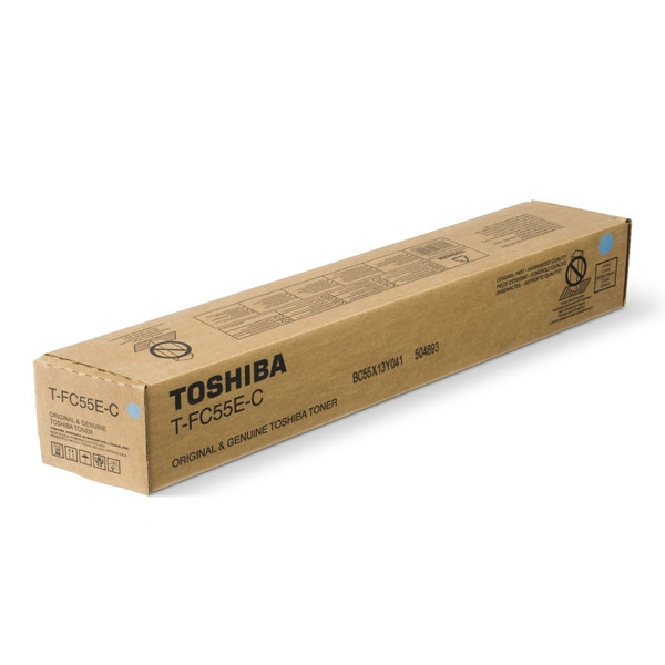 Toshiba T-FC55E-C toner cian (original) 6AG00002318 6AK00000114 078680 - 1
