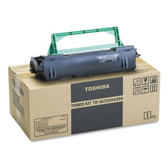 Toshiba TK-18 toner negro (original) 21204099 6A000001590 078572 - 1