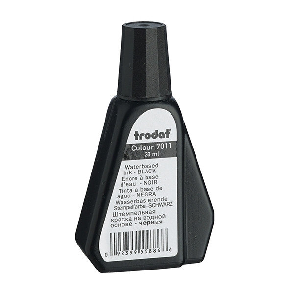 Trodat 7011 Tinta para sellos de 28 ml negra 206587 - 1