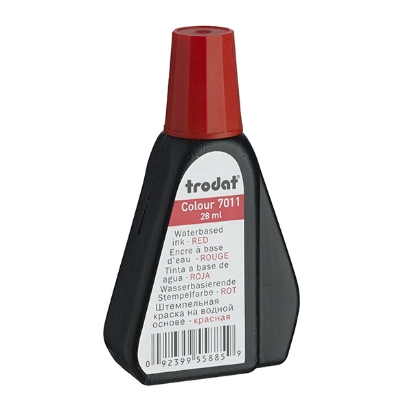 Trodat 7011 Tinta para sellos de 28 ml roja 206588 - 1
