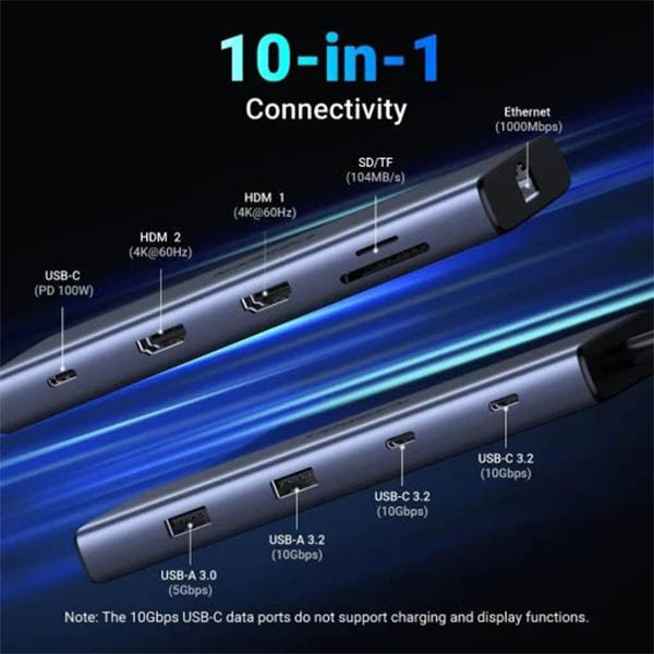 Ugreen Hub CM639 USB-C HDMI (8 en 1) 828634 - 2