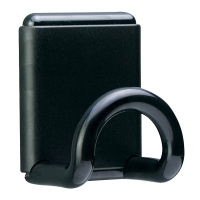 Unilux Fil perchero magnético para abrigos negro 100340762 237807